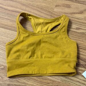 Honeycut mustard bra top